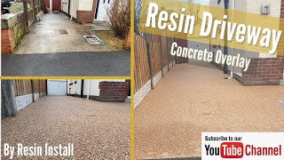 Resin Driveway Concrete Overlay By Resin Install