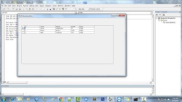 menampilkan data sederhana dengan menggunakan datagrid