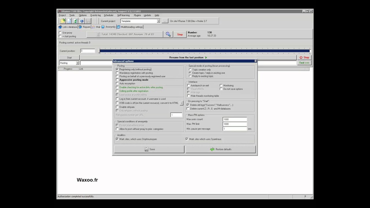 Tutoriel Xrumer - Mise en route - YouTube
