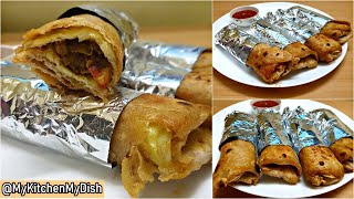 बची हुई रोटी से बनाये ज़बरदस्त नाश्ता | Mutton Roll Recipe | My Kitchen My Dish