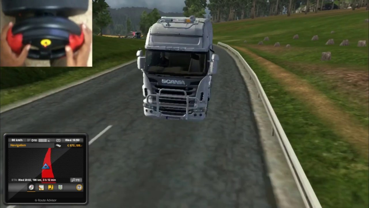 Euro Truck Simulator 2 Thrustmaster Ferrari 458 Euro Truck Simulator 2 Gameplay For Thrustmaster Ferrari Racing Wheel