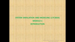 Famous VTU SSM 17CS834 M1 L1 Introduction Profile