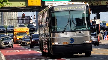 2002 MCI D4500 #2910 on the QM7 at 34th Street and 1st Avenue