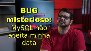 Data misteriosa no MySQL e MariaDB