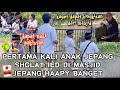 Pertama kali sholat ied anak jepang lincah banget jalan pake sarungreaksi dapet nasi pakistan