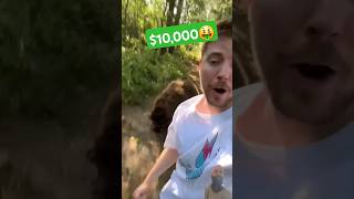 Mr. Beast almost caught up by bear😲 #shorts #mrbeast