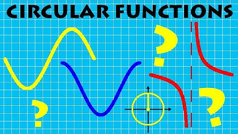 How do we draw the Circular Functions of Sine, Cos, and Tan? | VCE METHODS