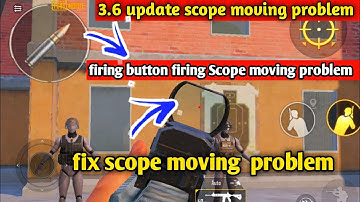 How Fix scope moving problem pubg BGMI l Fire button firing scope moving BGMI pubg l Fix scope move