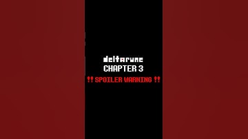 This Deltarune Chapter 3 Motif Sounds Familiar...