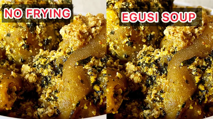 ONE POT EGUSI SOUP || HOW TO MAKE EGUSI SOUP WITHOUT FRYING