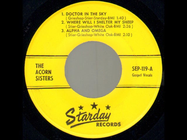 Watch Doctor in the Sky ~ The Acorn Sisters (1960) on YouTube Watch Doctor in the Sky ~ The Acorn Sisters (1960) on YouTube