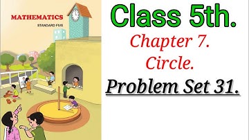 Class 5 maths Chapter 7 Circles problem set 31 exercise in hindi maharashtra. #maths #std5maths