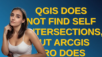 Gis: QGIS does not find self intersections, but ArcGIS Pro does