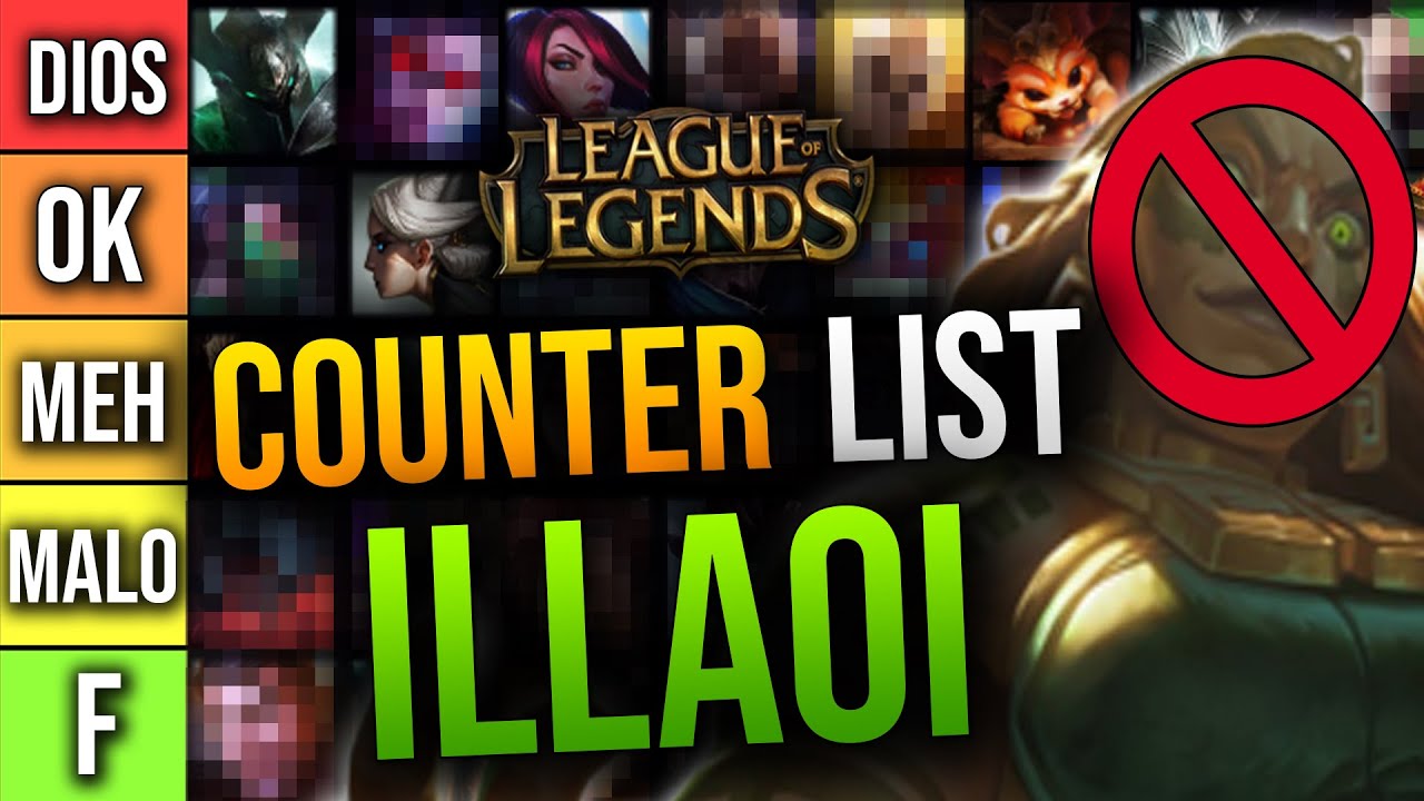 Respondendo a @meus clipes 😼 Top 5 counters da Illaoi. 🔥 Desculpa a