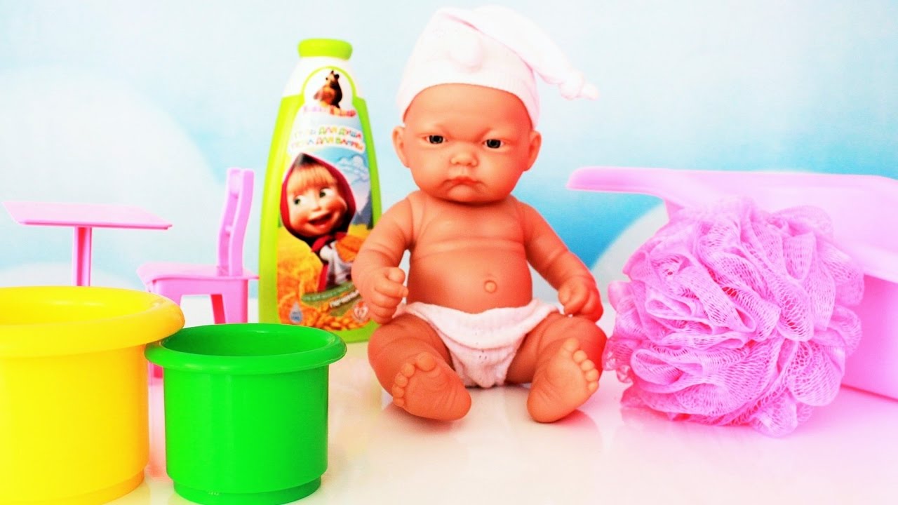 Кукла купается. Пупс Baby Doll с ванночкой, 12 см, 335-3. Пупсики кормить. Беби Бон кукла купать раздетые. Пупсиков их как кормить купать.