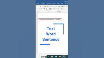 How to increase or decrease font size by 1 point in MS-Word | #shorts | #short