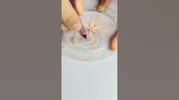 Exploring Spirograph: The Intersection of Art and Mathematics! #asmr #art #spirograph #shorts