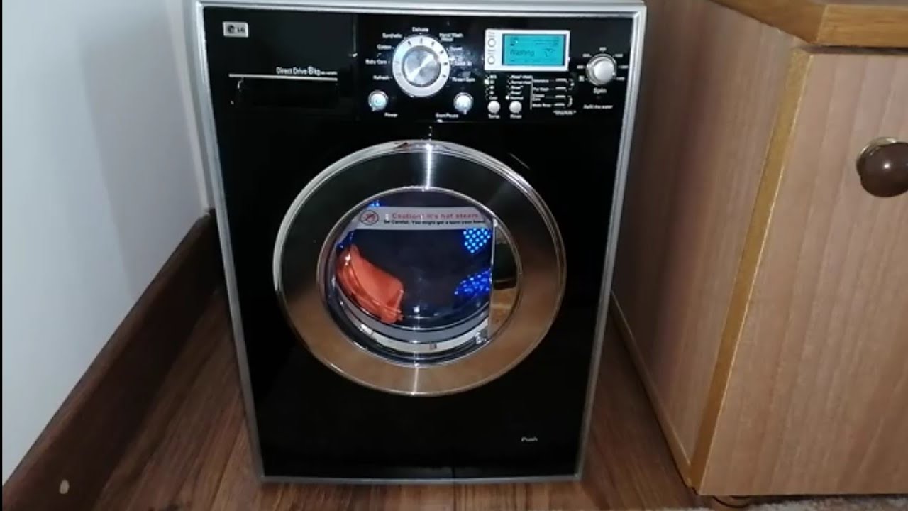 LG toy washing machine wash cycle - YouTube