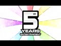 Vissy 5 years of entertainment logo may 21 2024