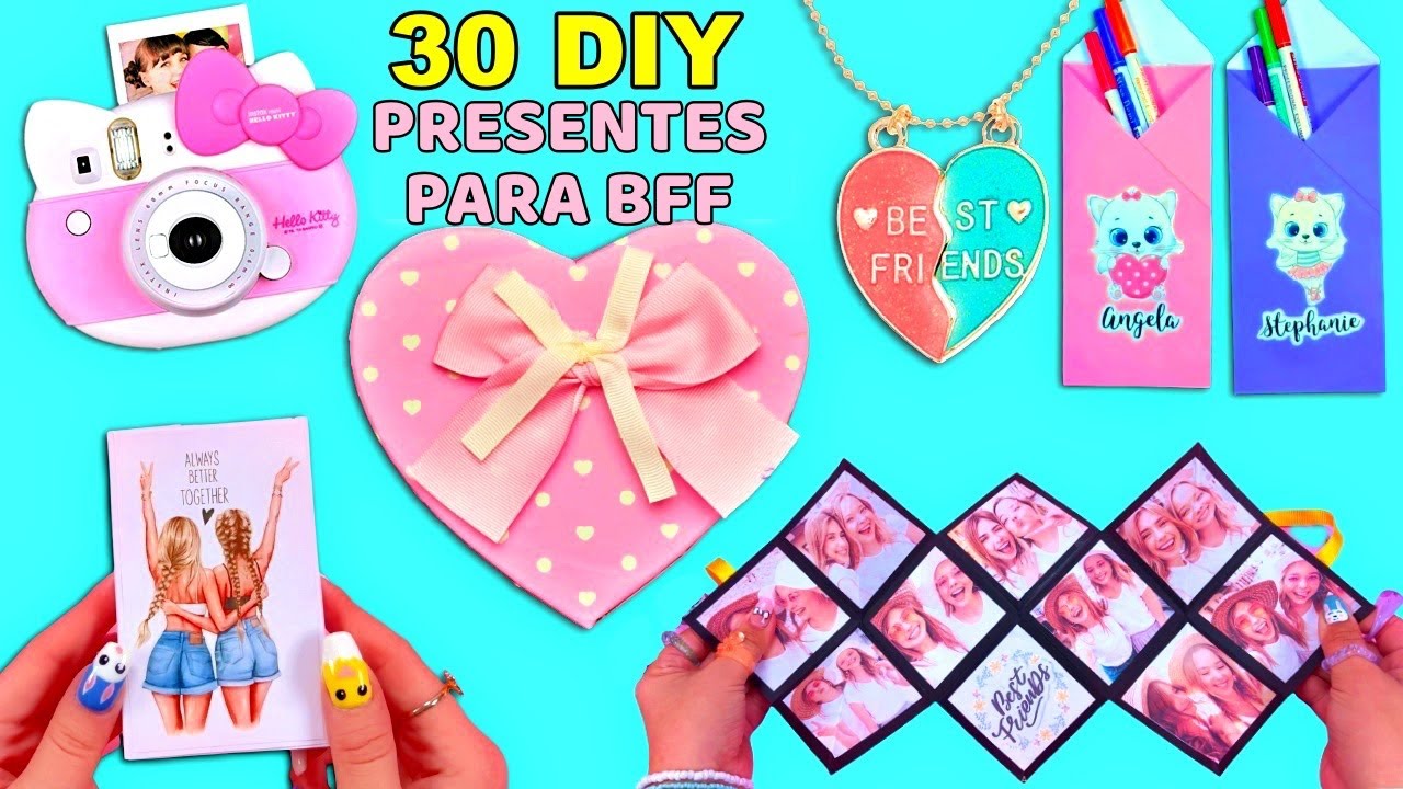 30 DIY – IDEIAS DE PRESENTES DIY PARA MELHOR AMIGO