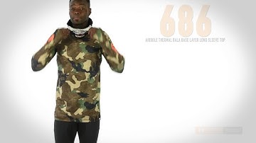 686 Airhole Thermal Bala Base Layer Top - UPF 30, Long Sleeve (For Men)