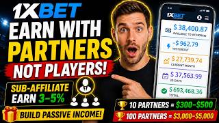 1xBet Sub-Affiliate Program: Earn passive income in 3 steps! 1xbet sub-affiliates