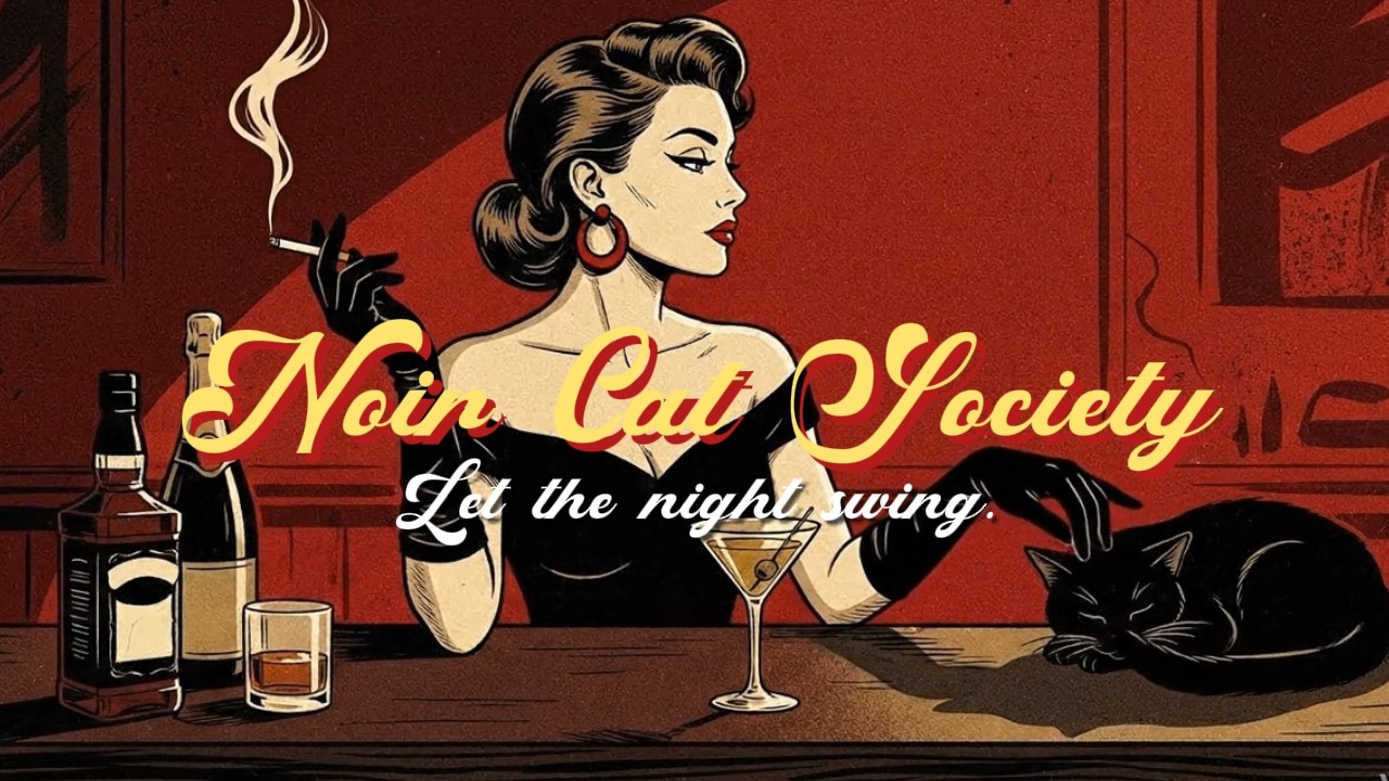 Noir Jazz – Smooth Focus Music for Late Night Work | Noir Cat Society