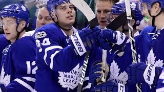 Auston Matthews 40 Goals Clinches Leafs Playoffs 2017