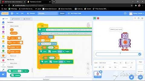 How to make a translator in scratch(easy tutorial)!