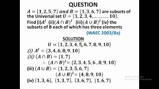 Waec past questions on set solved screenshot 2