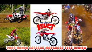 2005 Honda CRF450R Motocross Test Review