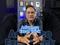 😎Advance Excel Trick 🔥Excel Time Saving Trick #shorts #excel #exceltutorial #windows #computer