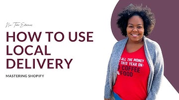 How to enable LOCAL DELIVERY in Shopify| Shopify tutorials for non techies