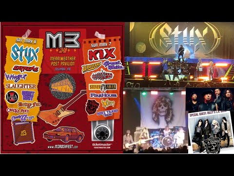 M3 Rock Festival 2023 Styx/Etreme/Quiet Riot/Loudness/L.A. Guns and more announced!