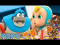 The Great Baby Candy CHASE!!! 🤖 Cartoons For Kids | Arpo Full Episodes | After School Club