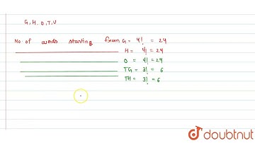 The letters of the word OUGHT are written in all possible ways and these words are arranged as i...