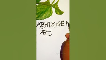 Abhishek name create to brand 😱🔥|| name making to brand logo ❤| #viral #trending #shorts #logodesign