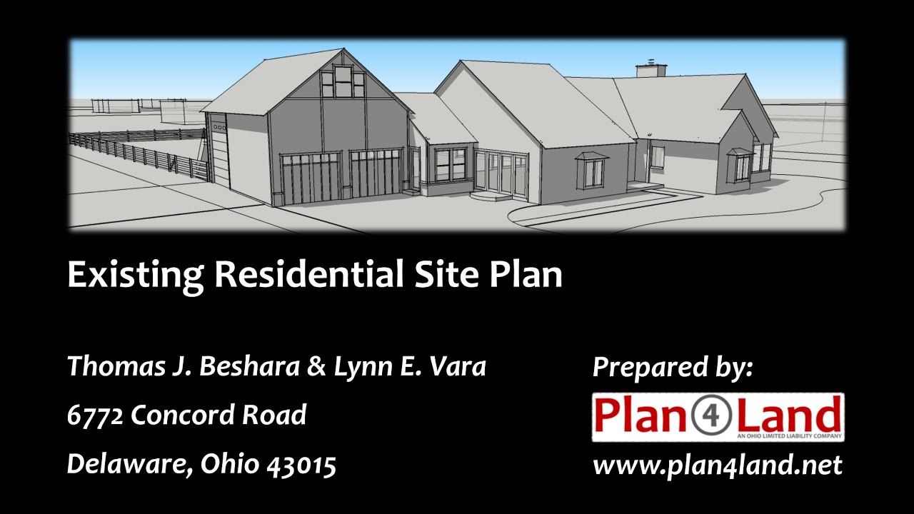 Existing Site Plan for 6772 Concord Road aicp 14