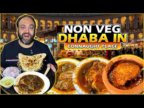 Nonveg Dhaba's Of Connaught Place | Chicken Curry, Dahi Meat, Handi Chicken, Saag Meat | Nonveg Food