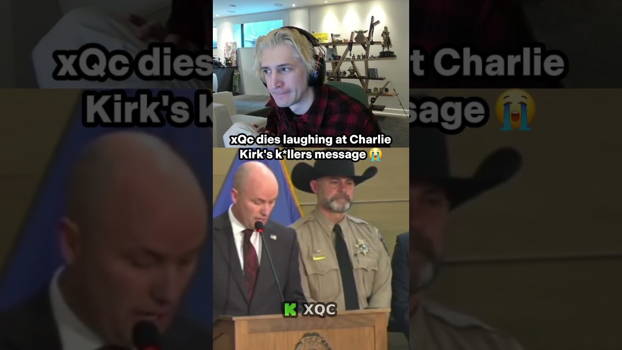 xQc reacts to Charlie Kirk's assassin's message 😭 