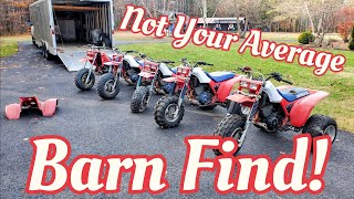 Not Your Average Barn Find! - The day we dragged home 4 1985 Honda ATC 350X's and a 250R