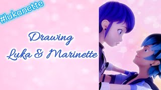 Drawing Luka & Marinette Together