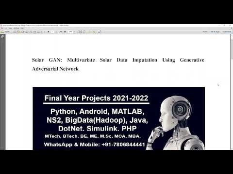 SolarGAN Multivariate Solar Data Imputation Using Generative Adversarial Network