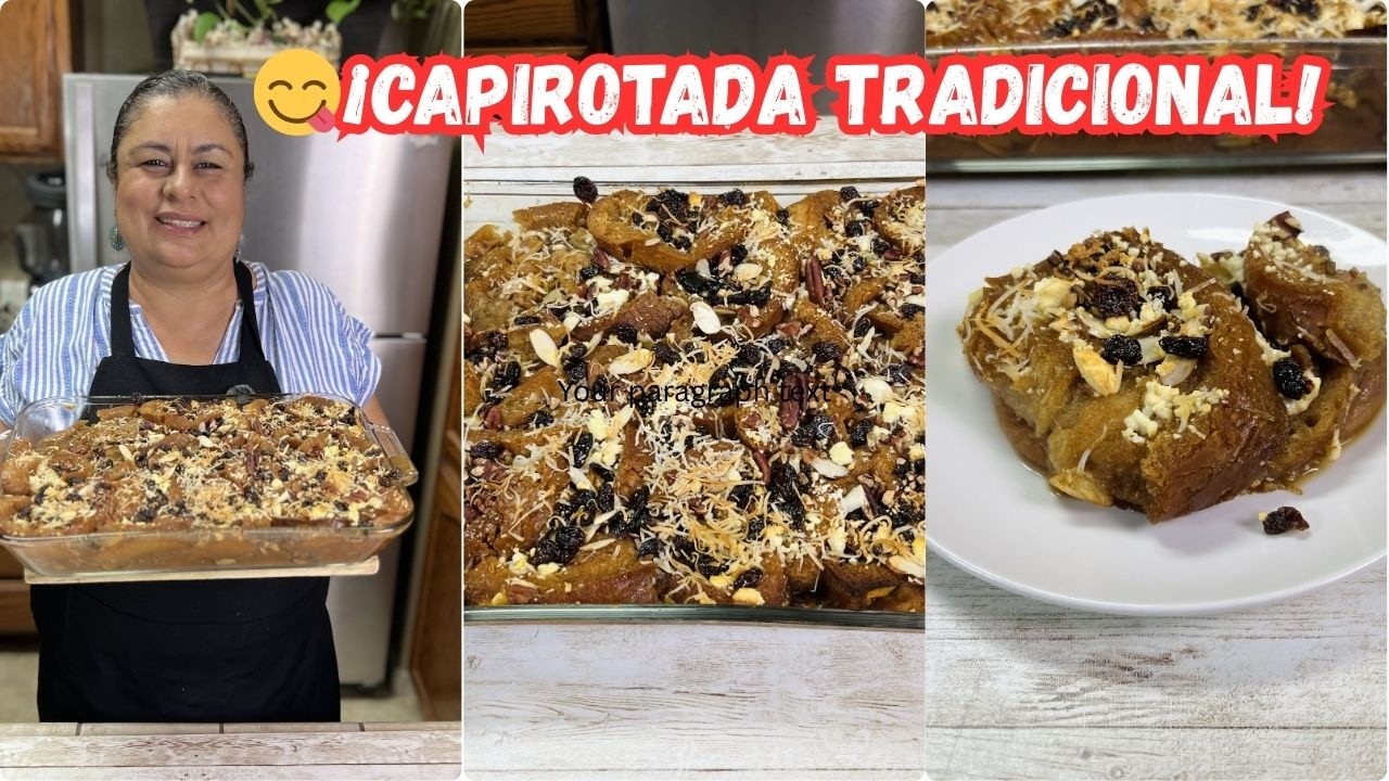 Como Hacer Capirotada Tradicional con Piloncillo