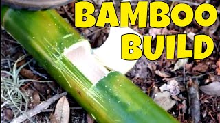 BASECAMP BUILD FRAMEWORK USING BAMBOO @thecreativeoutdoorsman981
