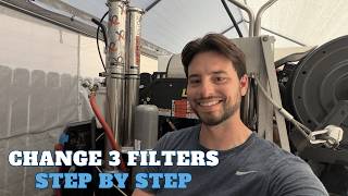 How To Change All 3 Filters On A 3 Stage Water Fed System