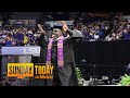 Shaquille O’Neal Pranks Charles Barkley at LSU Graduation