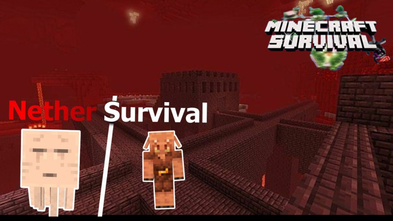 I FOUND THE NETHER FORTRESS in my New MINECRAFT SURVIVAL WORLD - YouTube