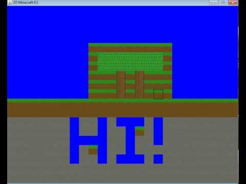 2D Minecraft Game