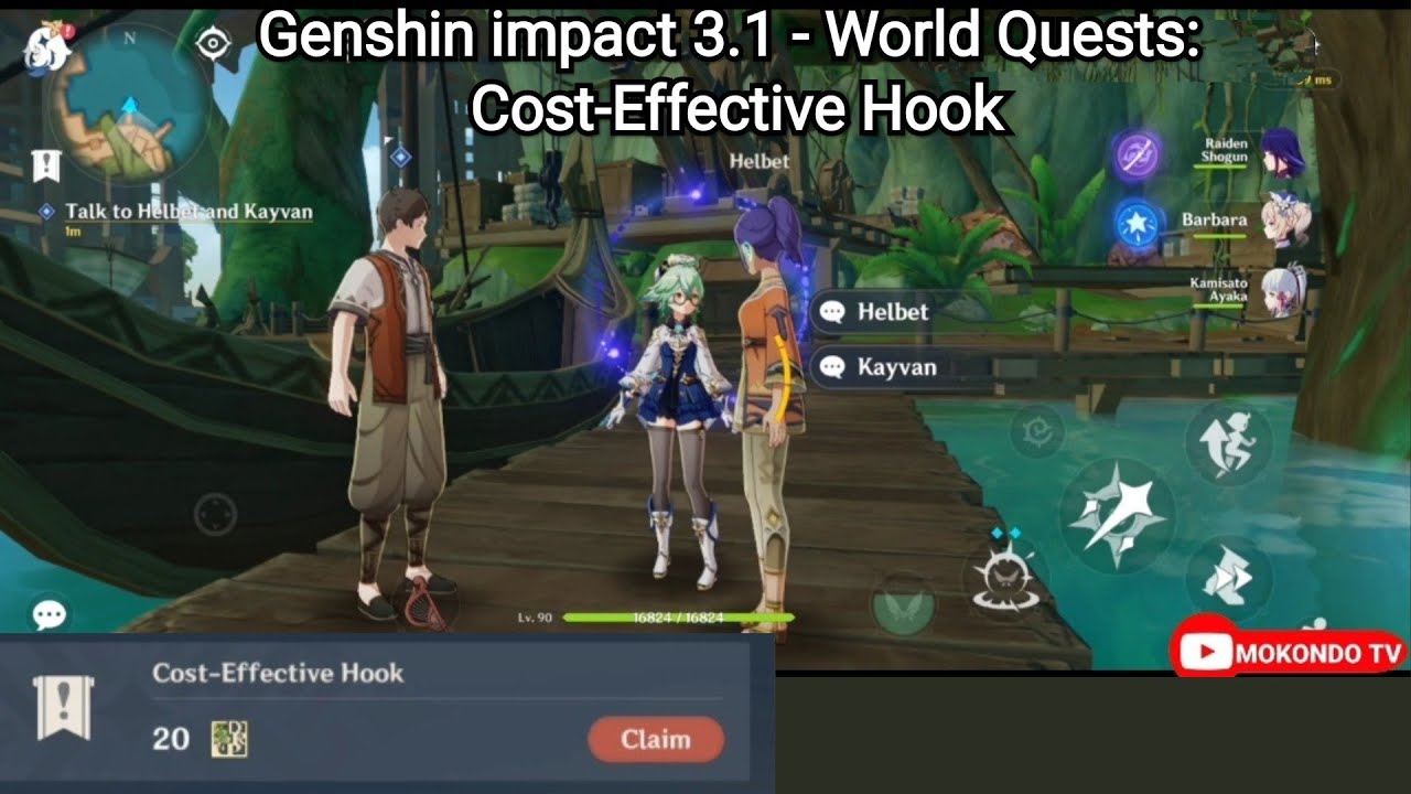 Genshin Impact 3 1 World Quests Cost Effective Hook Talk To Helbet Genshin impact 3 1 world quests cost effective hook talk to helbet